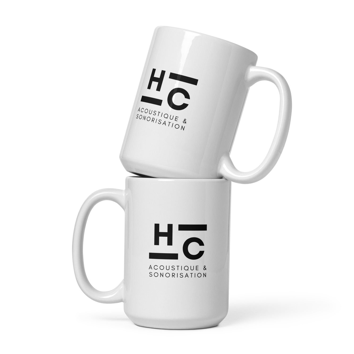 HC Acoustique - Mug Blanc Brillant