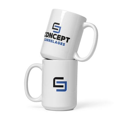 Concept Carrelages - Mug Blanc Brillant