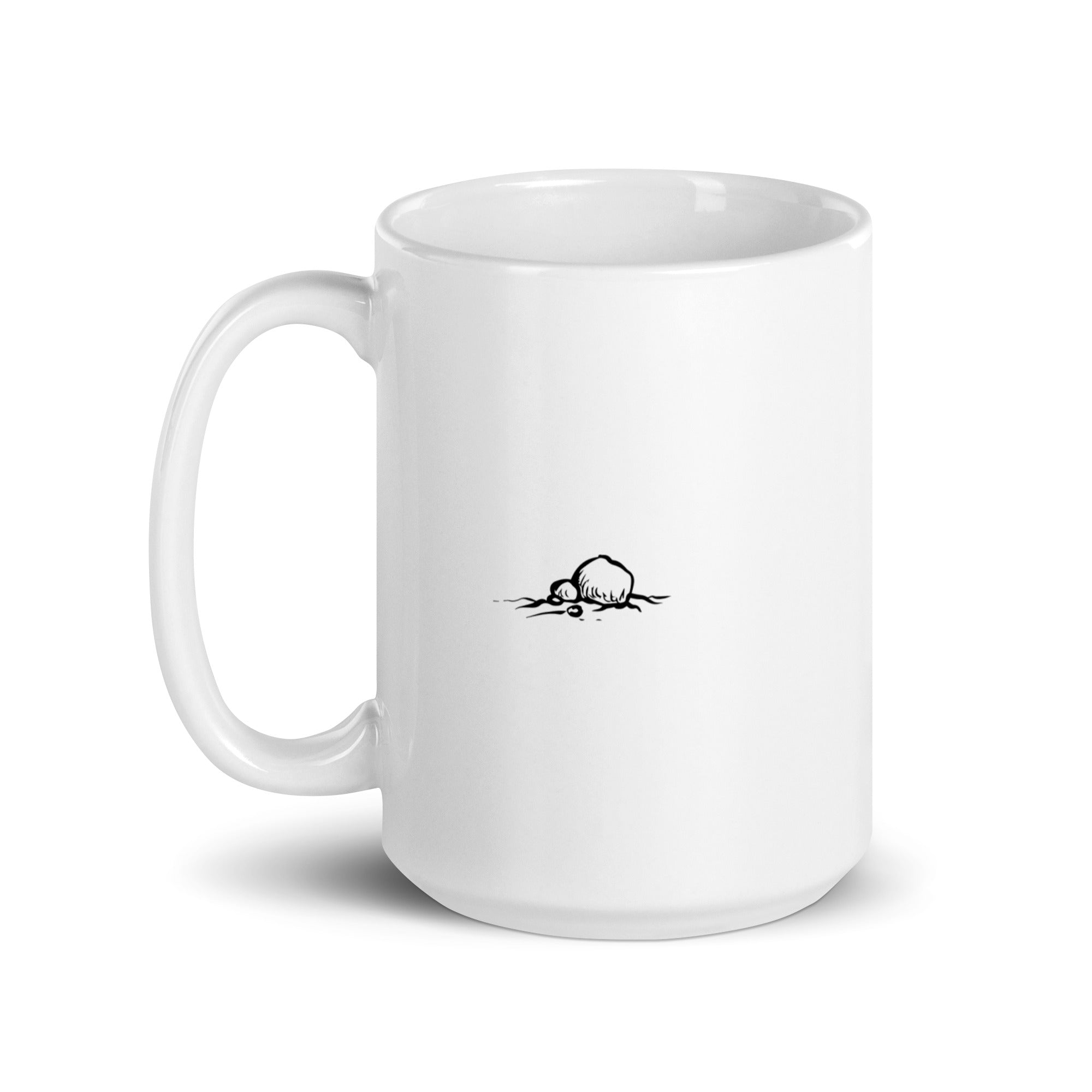 Bière qui roule - Mug Blanc Brillant