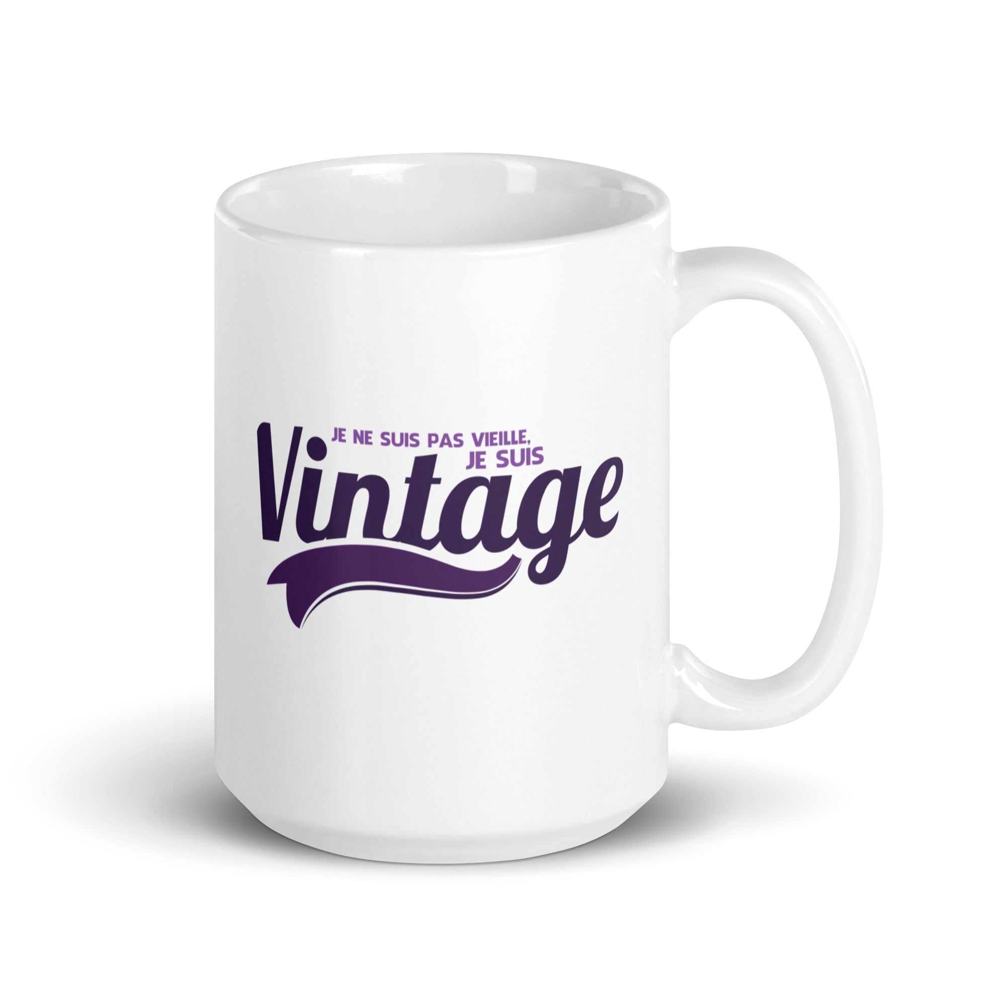 Je suis pas vielle - Mug Blanc Brillant