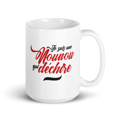 Nounou qui déchire - Mug Blanc Brillant