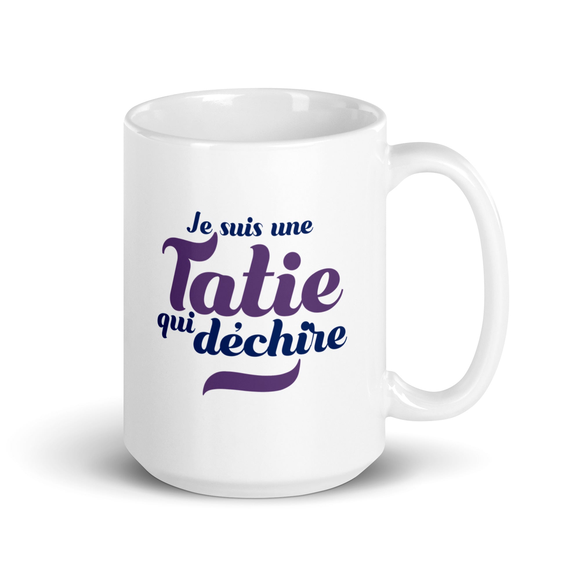 Tatie qui déchire - Mug Blanc Brillant