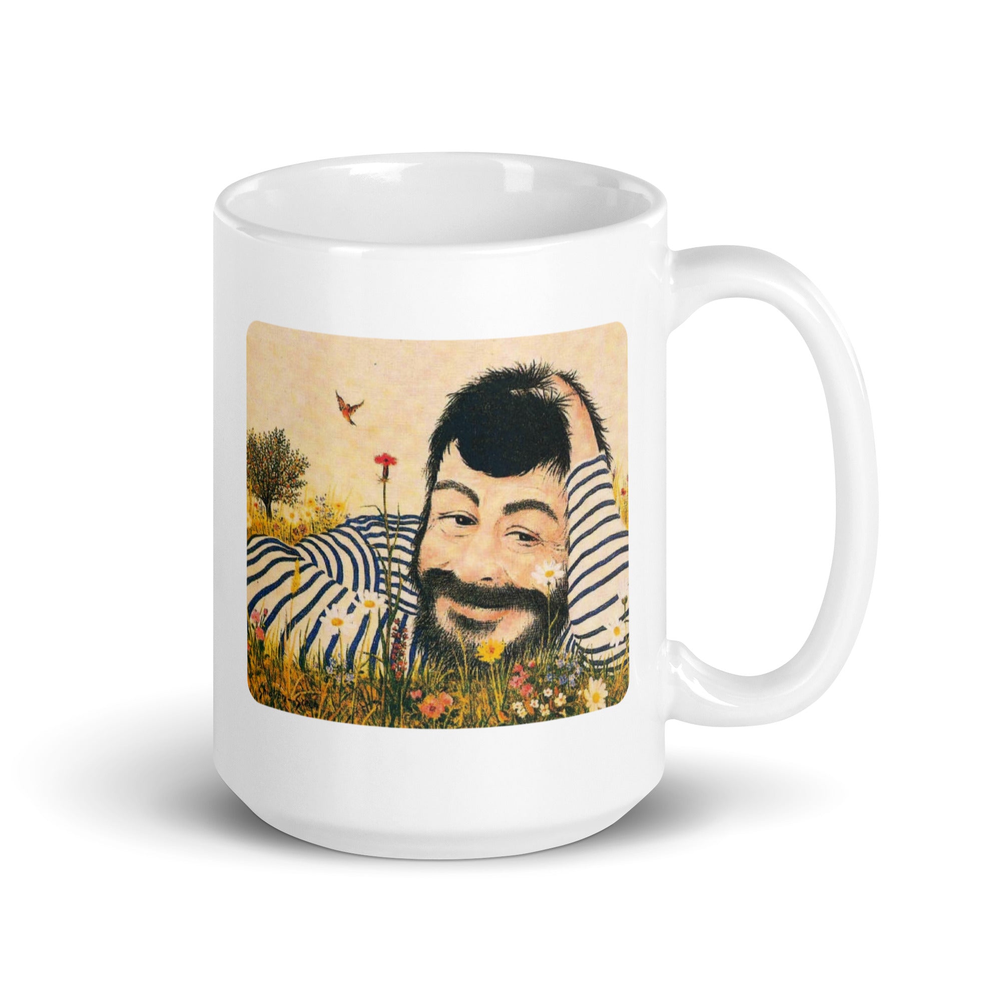 Boby Lapointe champs - pro - Mug Blanc Brillant