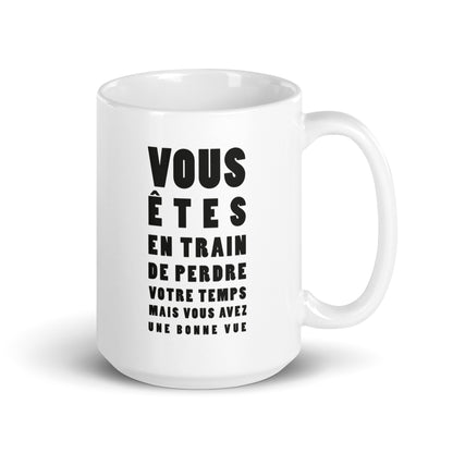 Bonne vue - Mug Blanc Brillant