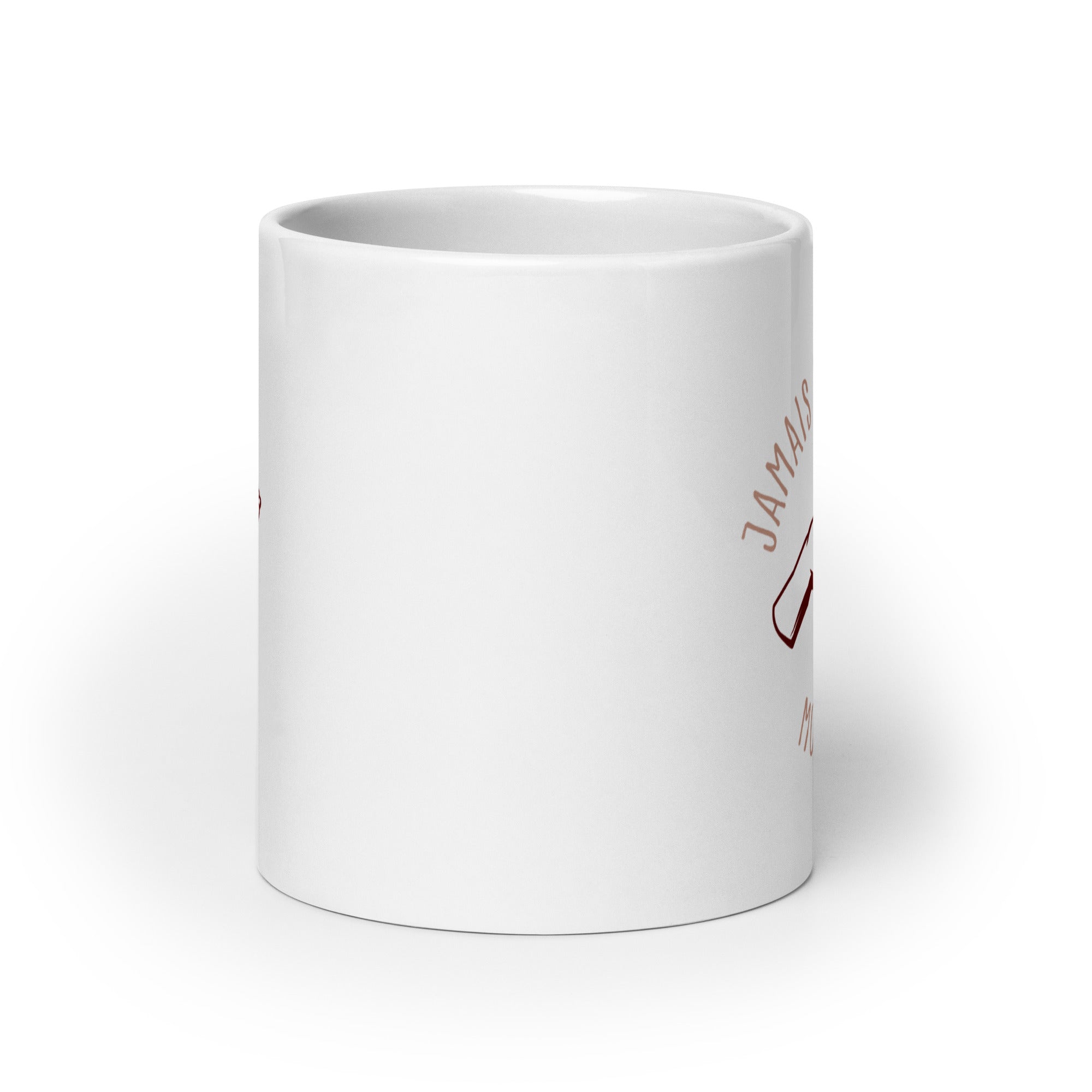 Jamais sans mon chardonnay - Mug Blanc Brillant