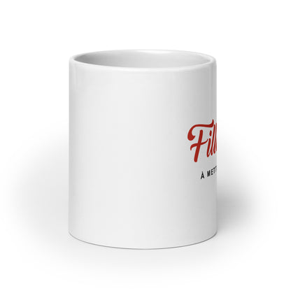 Fille facile - Mug Blanc Brillant