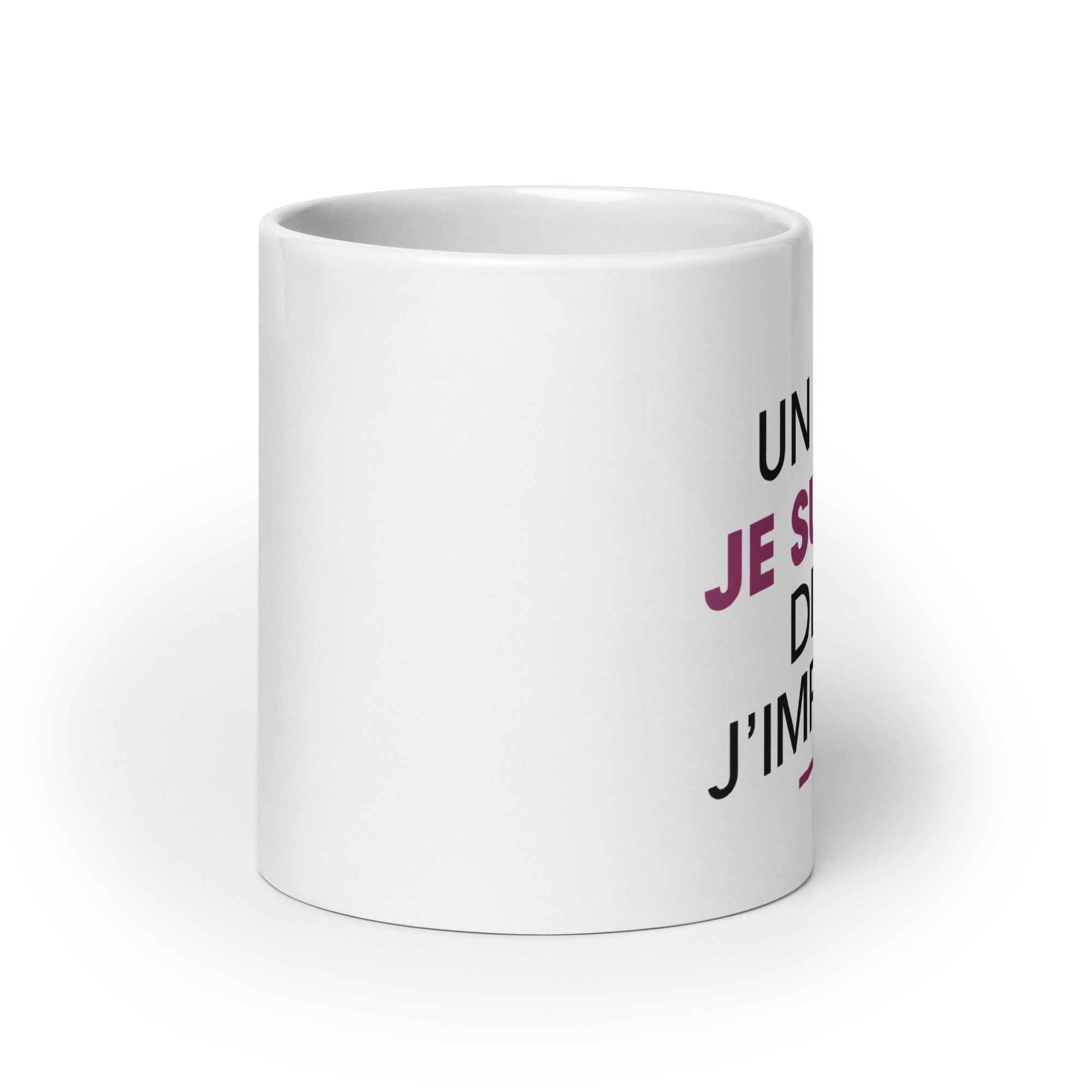 Improvise Femme - Mug Blanc Brillant