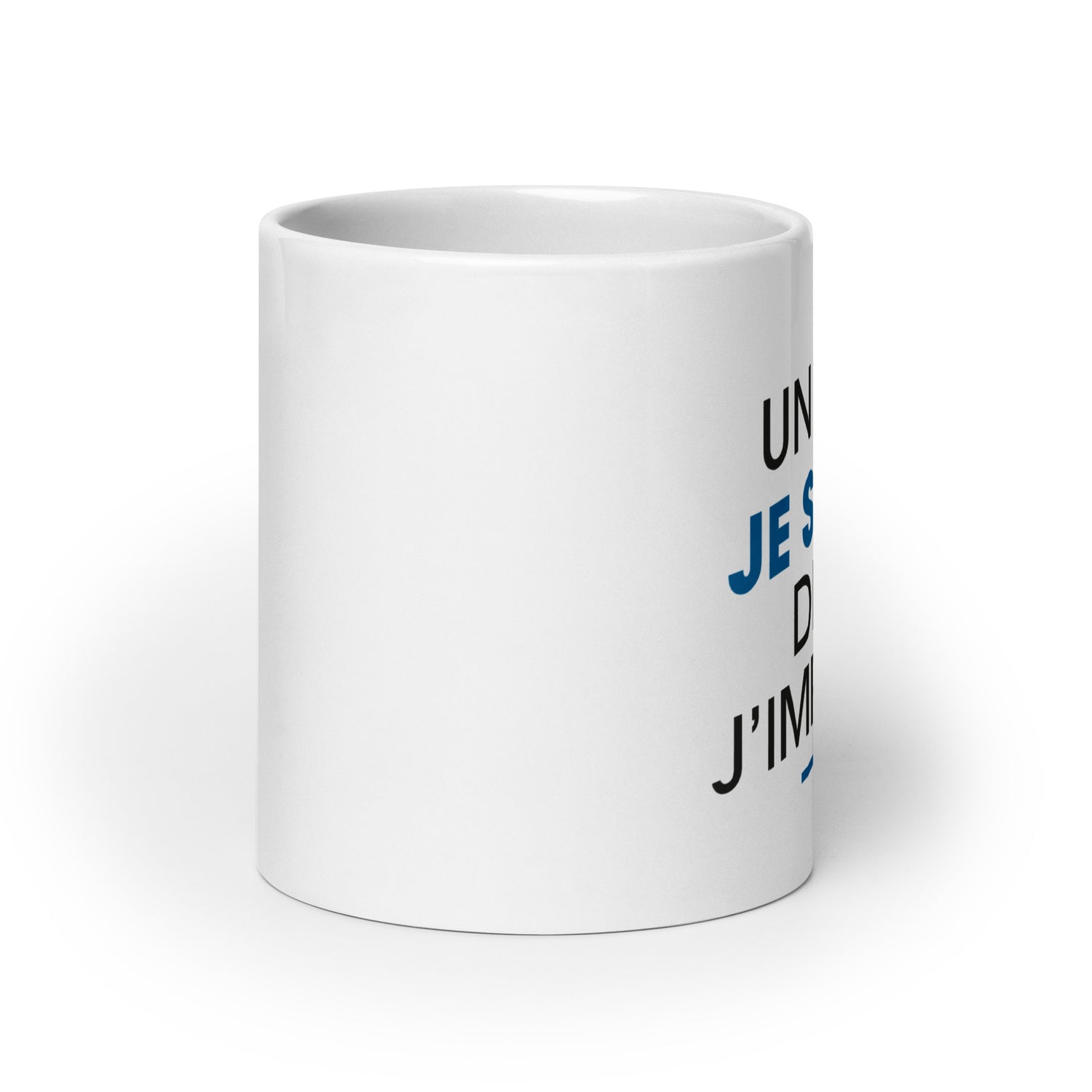 Improvise Homme - Mug Blanc Brillant