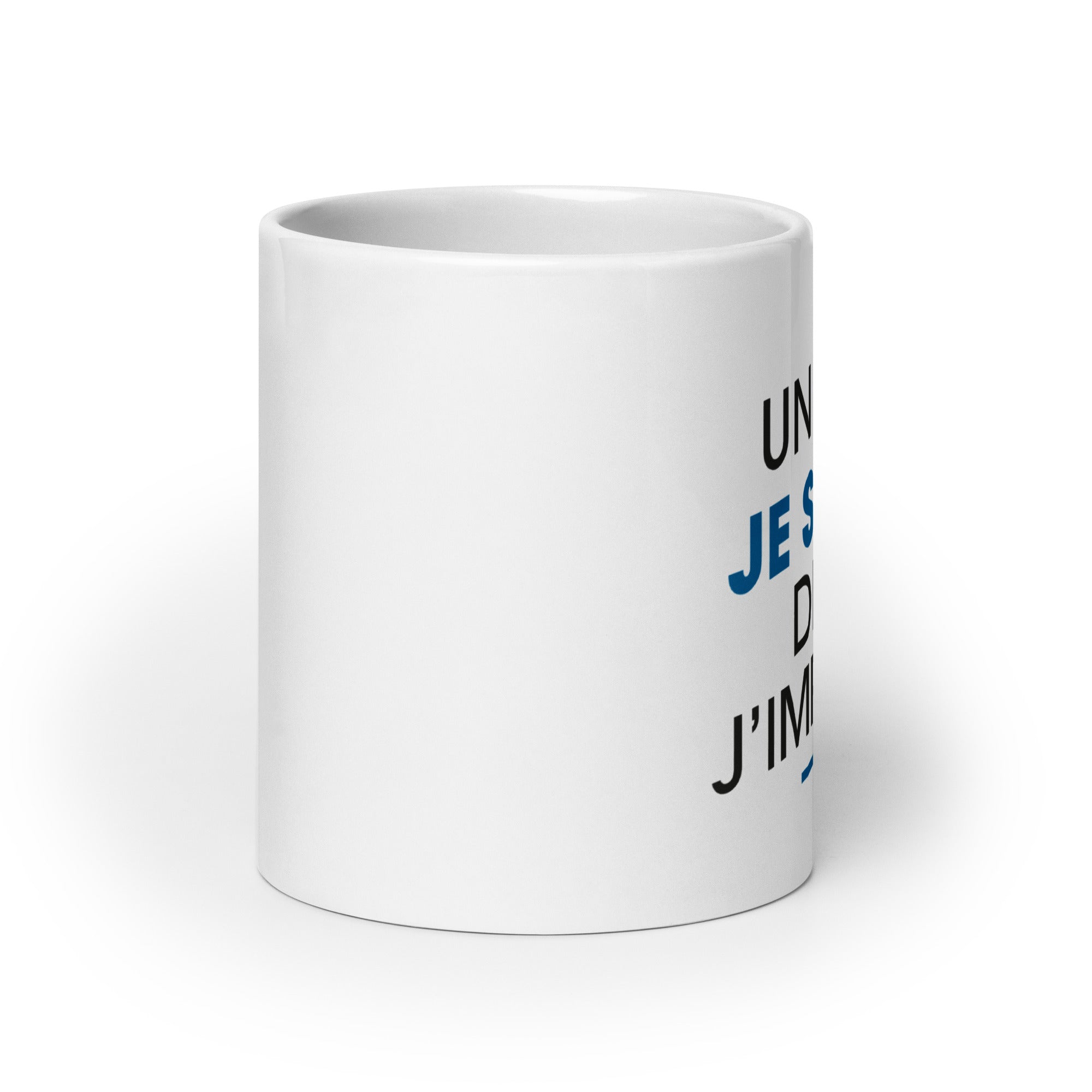 Improvise Homme - Mug Blanc Brillant