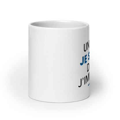Improvise Homme - Mug Blanc Brillant