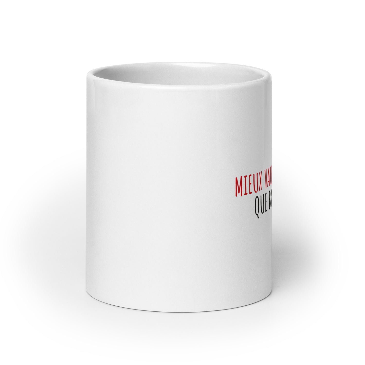 Broyer du noir - Mug Blanc Brillant