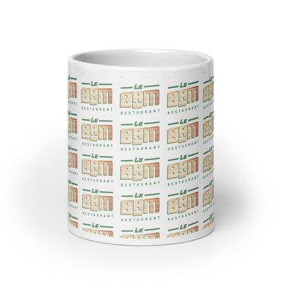 Le BAM - Mosaique - Mug Blanc Brillant