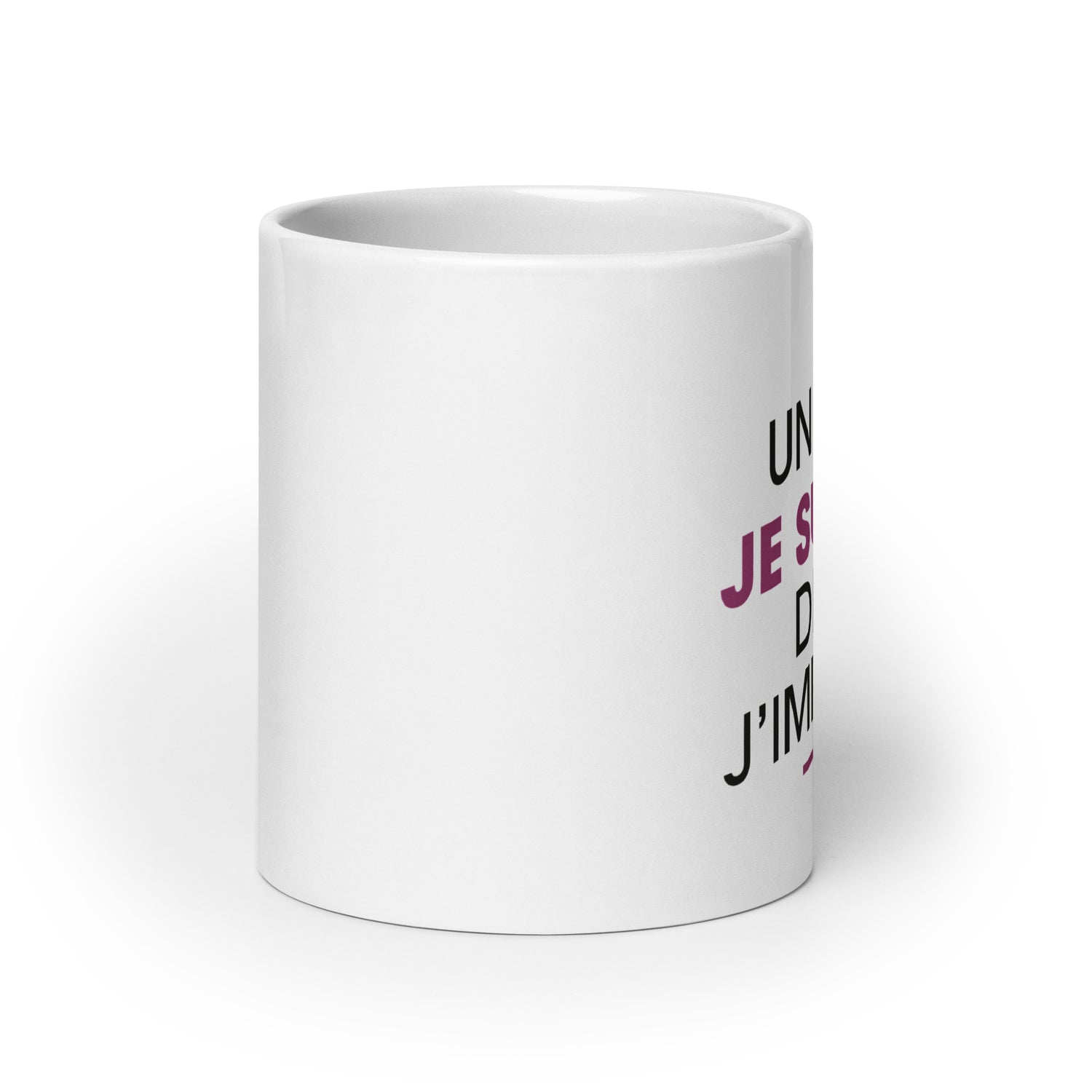 Un jour je suis née - Mug Blanc Brillant