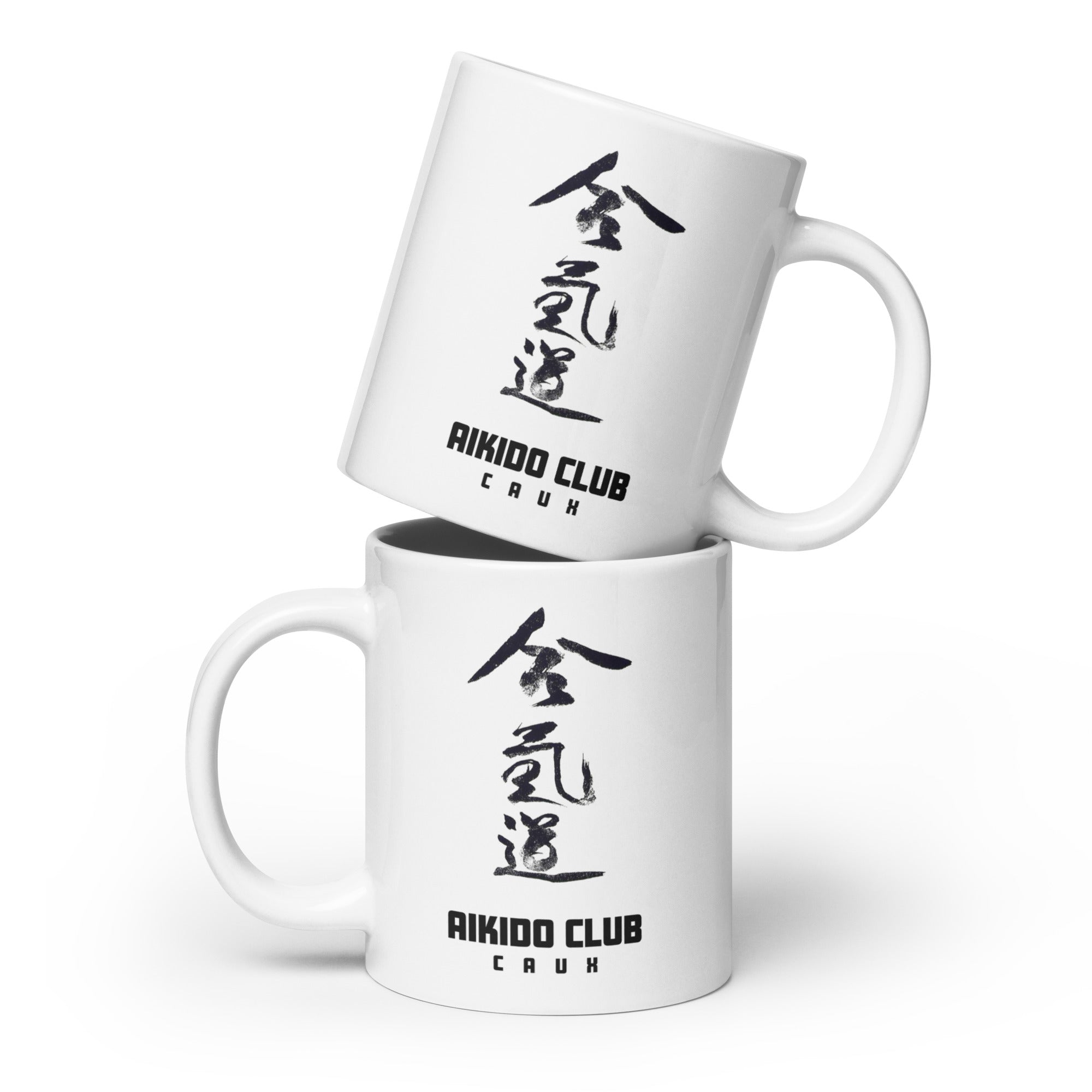 Aikido Club Caux - Mug Blanc Brillant