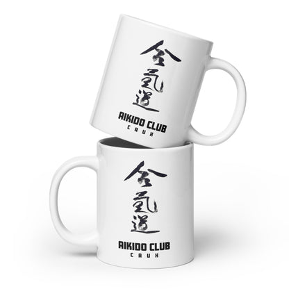 Aikido Club Caux - Mug Blanc Brillant