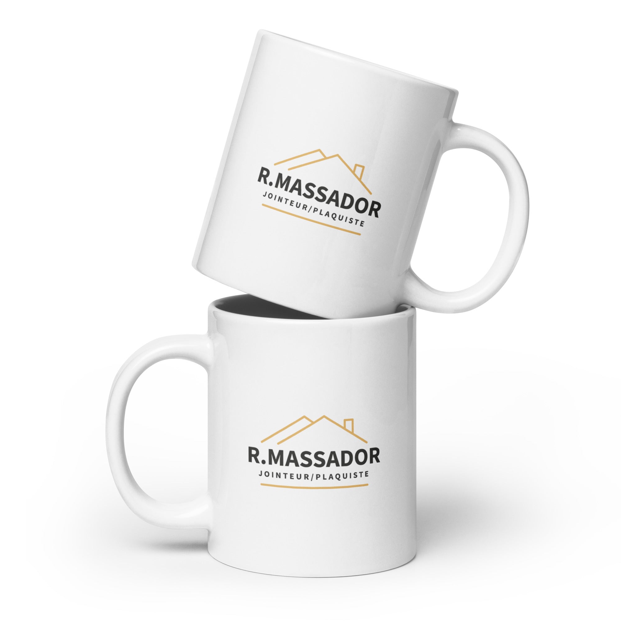 R. Massador - Mug Blanc Brillant