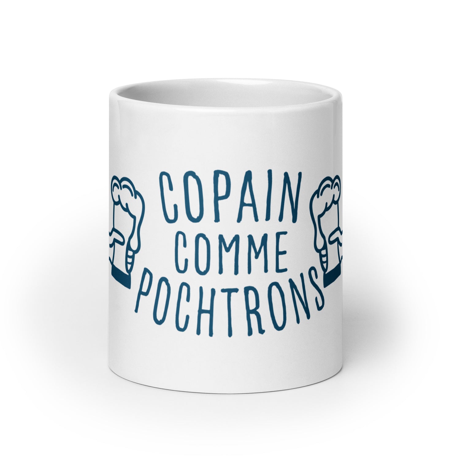 Copains comme pochtrons - Mug Blanc Brillant