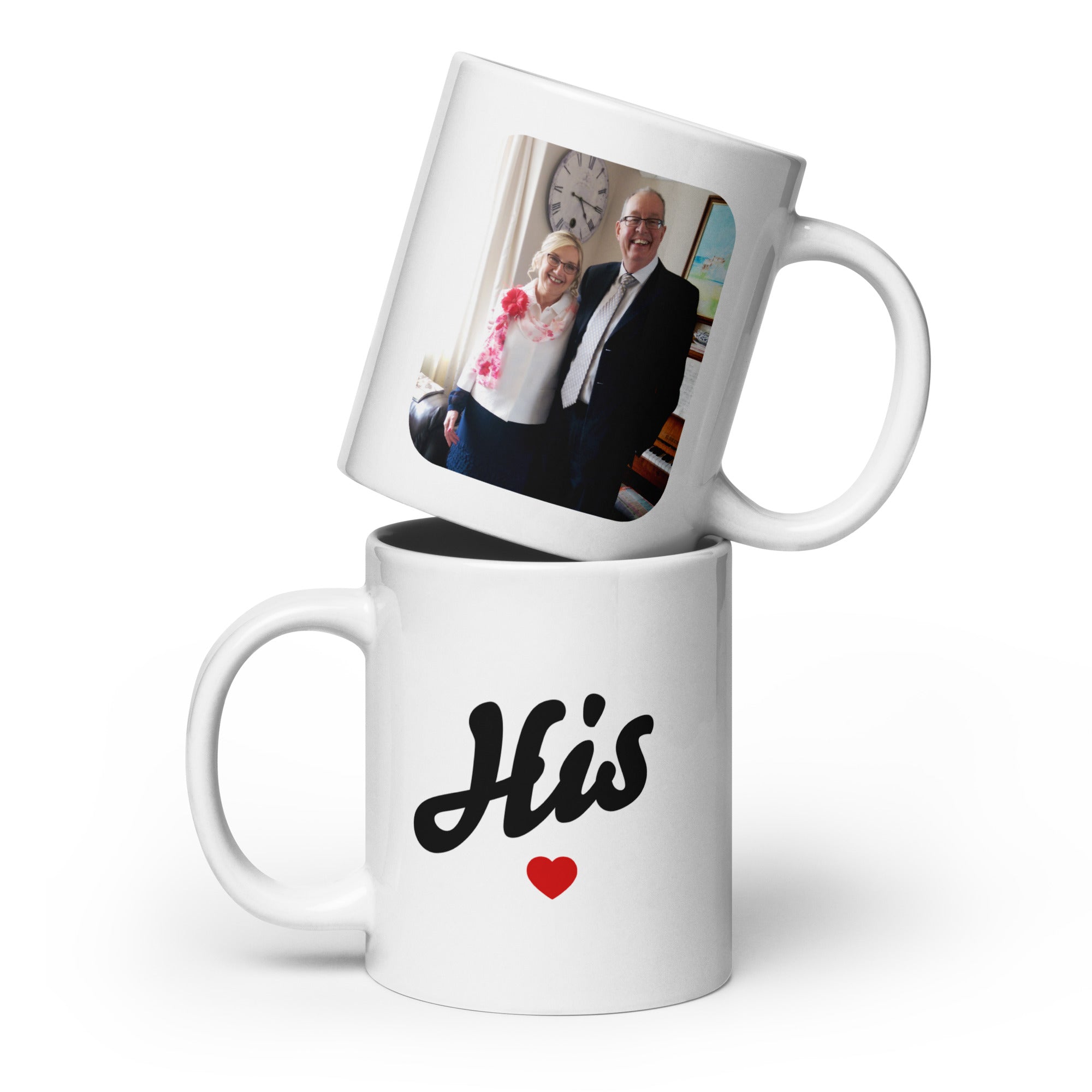 His - Perso - Mug Blanc Brillant