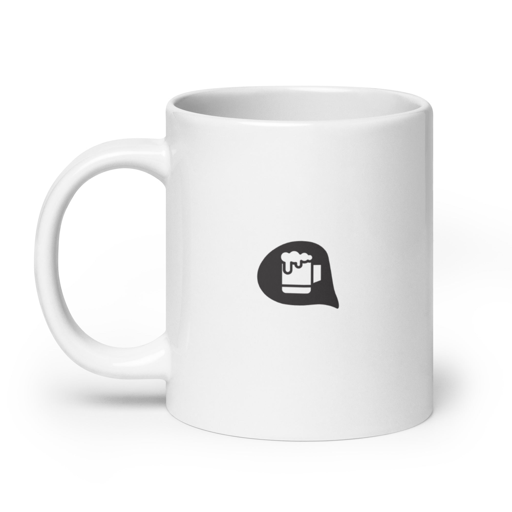 La pression, mieux vaut la boire - Mug Blanc Brillant