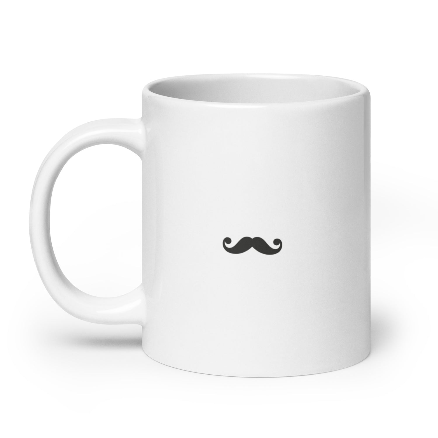 Grand-père qui déchire - Mug Blanc Brillant