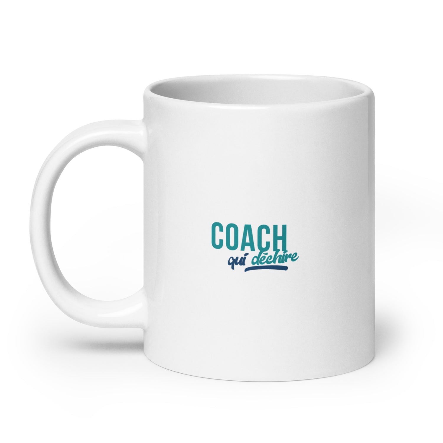 Coach qui déchire - Homme - Mug Blanc Brillant