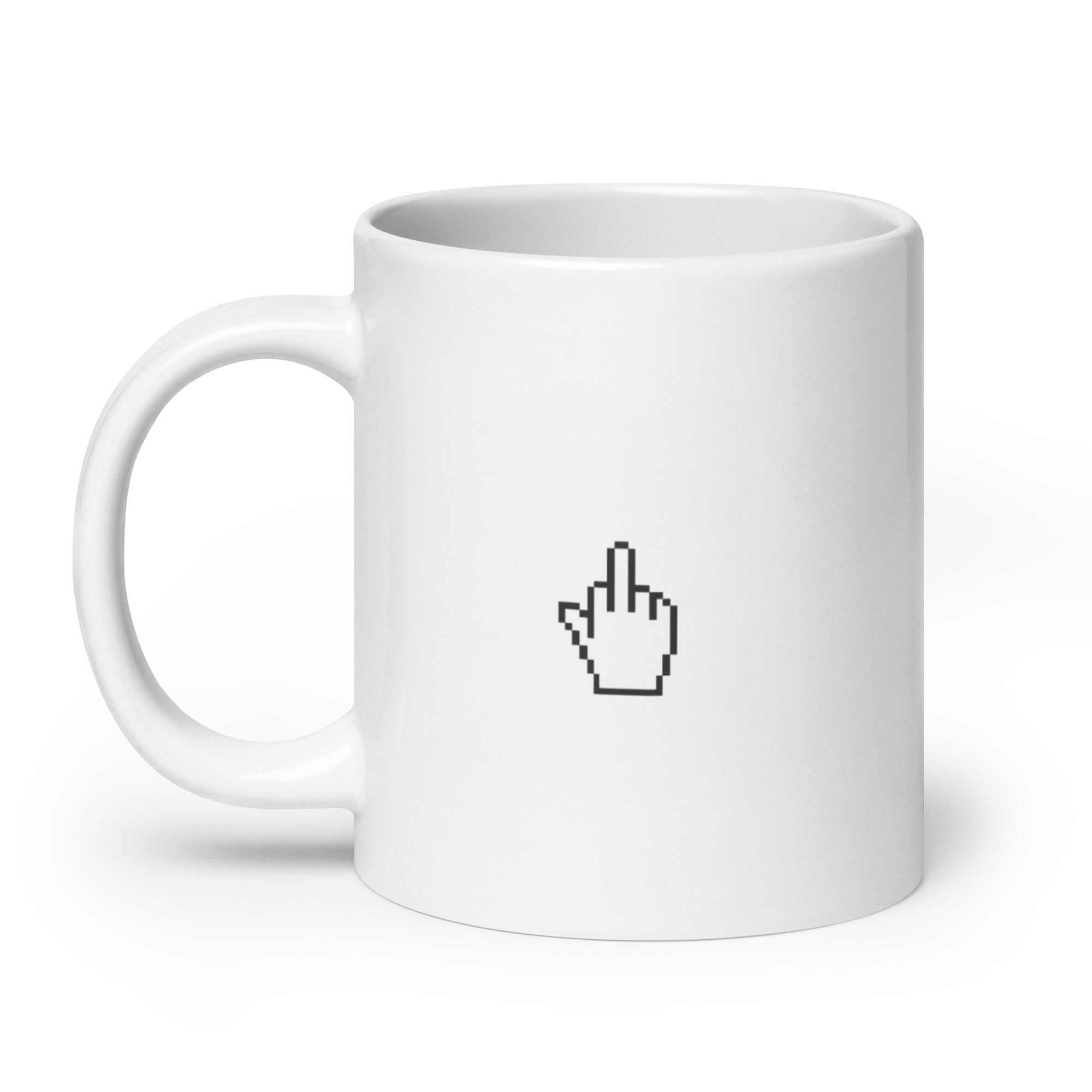 Fuck - Pixel - Mug Blanc Brillant