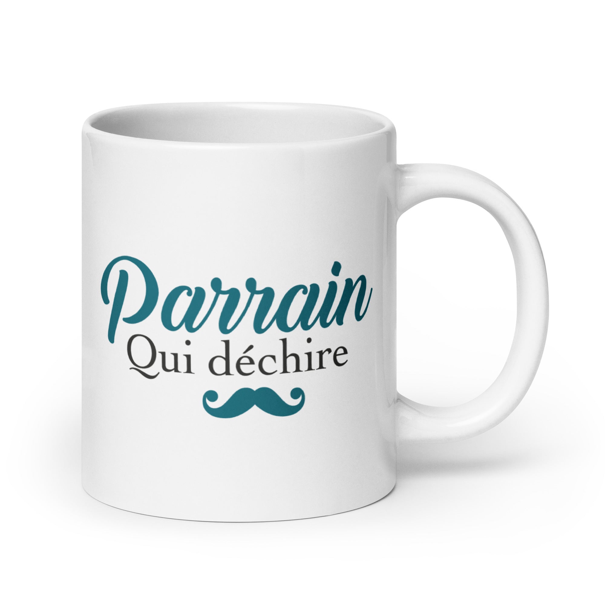 Parrain qui déchire - Mug Blanc Brillant