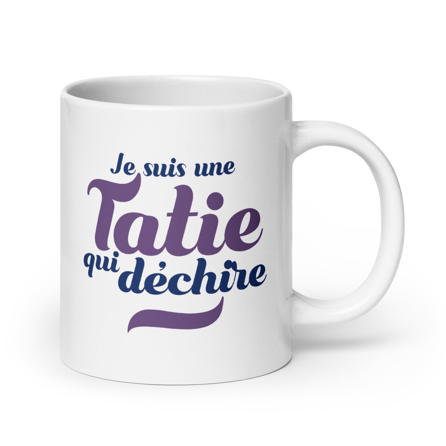 Tatie qui déchire - Mug Blanc Brillant