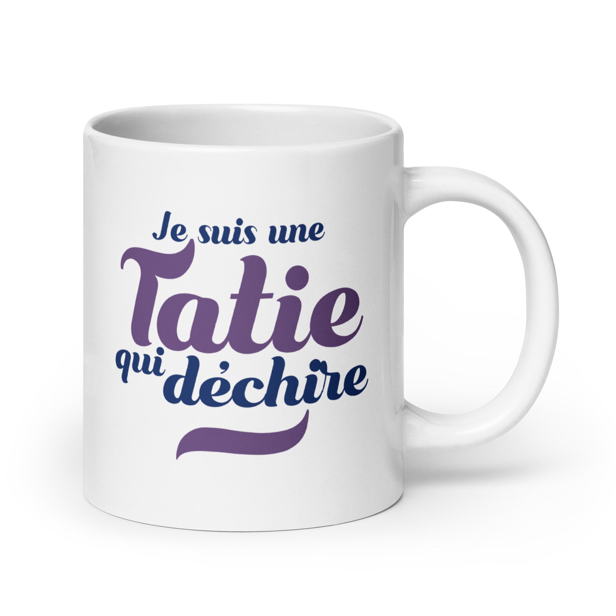 Tatie qui déchire - Mug Blanc Brillant