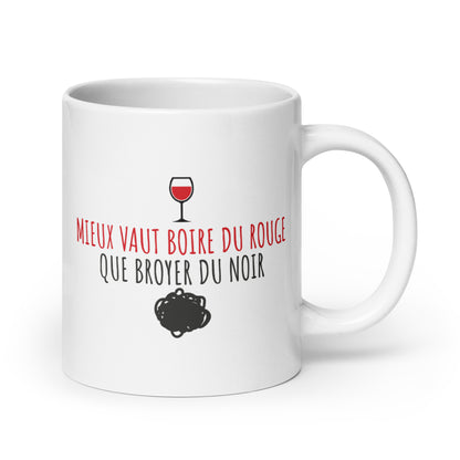 Broyer du noir - Mug Blanc Brillant