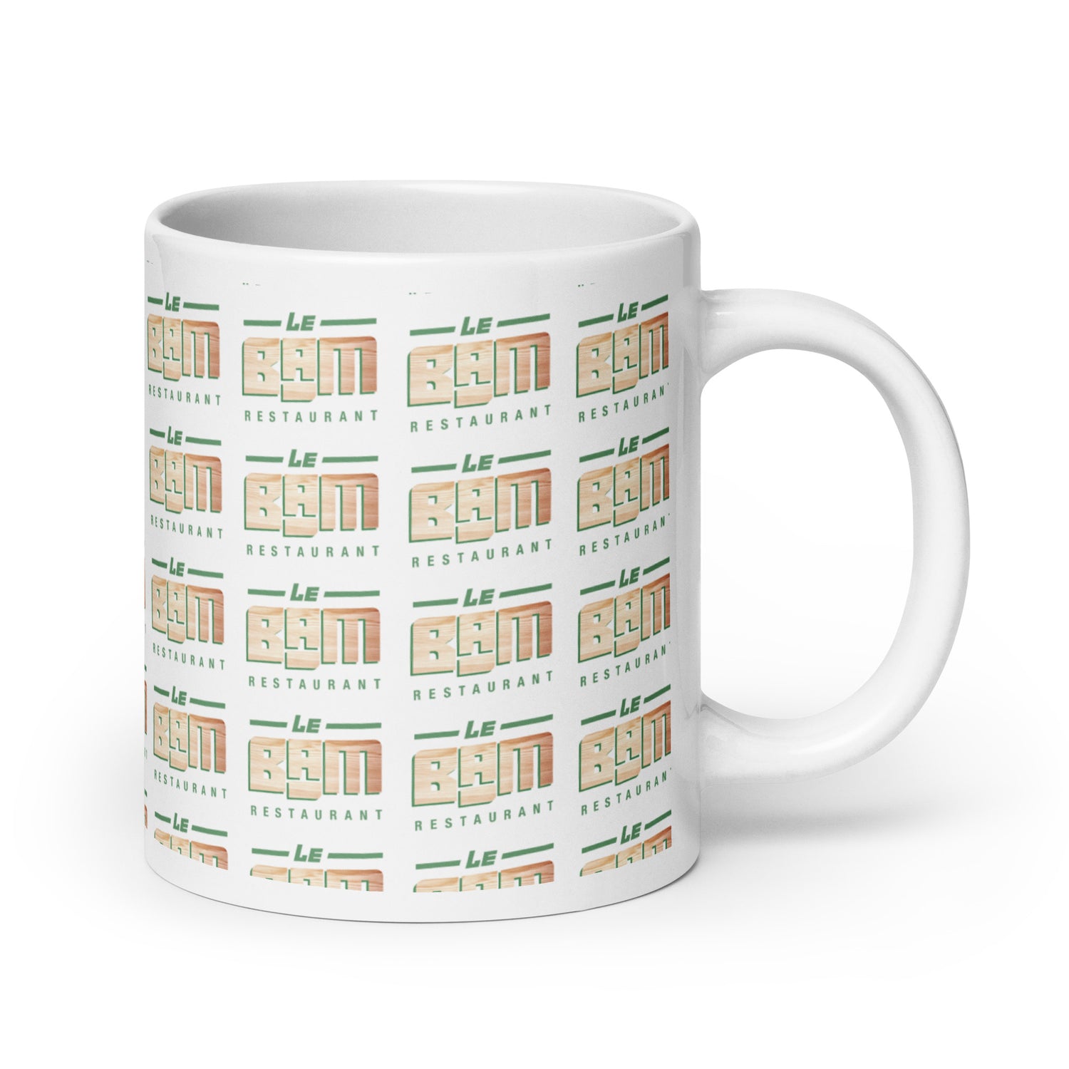 Le BAM - Mosaique - Mug Blanc Brillant