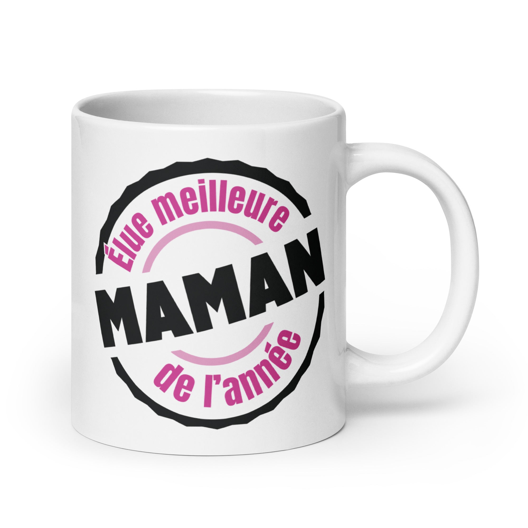 Elue meilleure maman - Mug Blanc Brillant