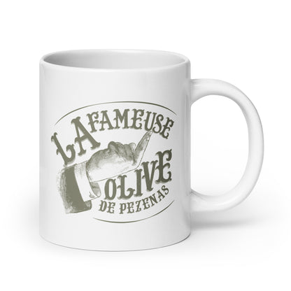 La fameuse olive de Pézenas - Mug Blanc Brillant