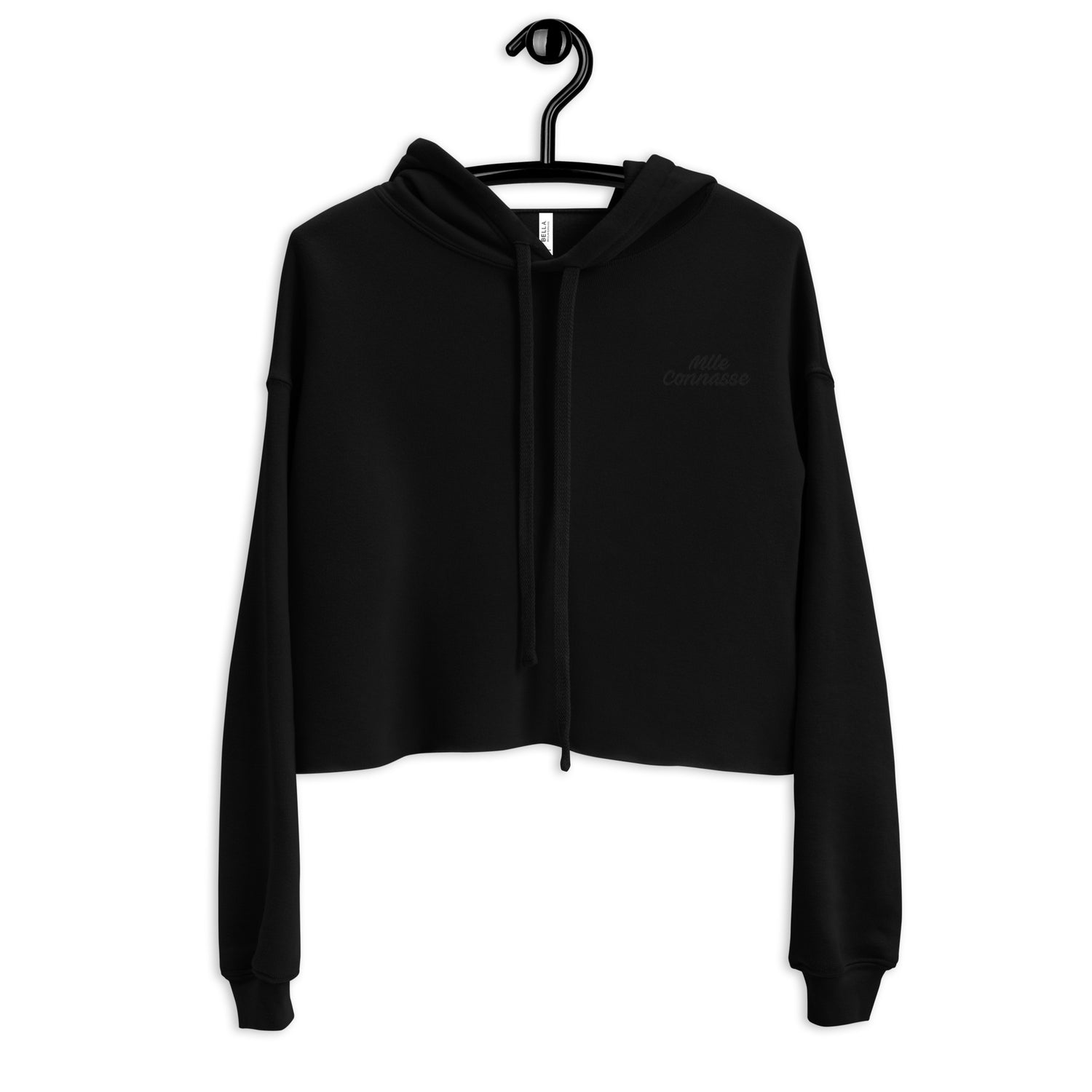 Mlle connasse - Sweat à Capuche Crop-Top