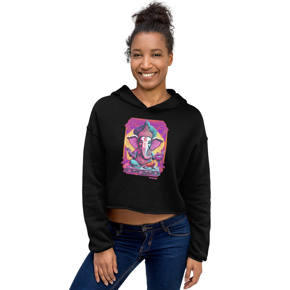 Hop Hop Hop - DVS - Ganesh Goa Vinas - Sweat à Capuche Crop-Top