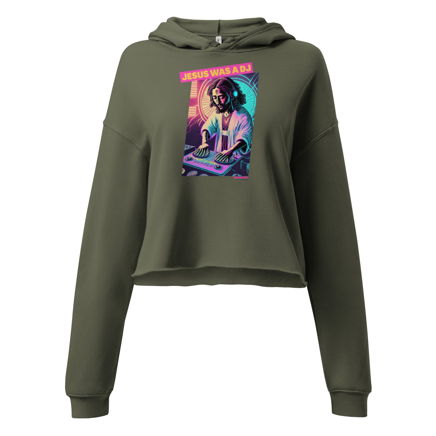 Hop Hop Hop - DVS - Jesus was a DJ - Sweat à Capuche Crop-Top