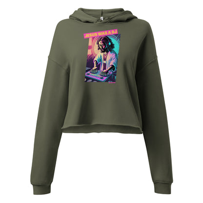 Hop Hop Hop - DVS - Jesus was a DJ - Sweat à Capuche Crop-Top