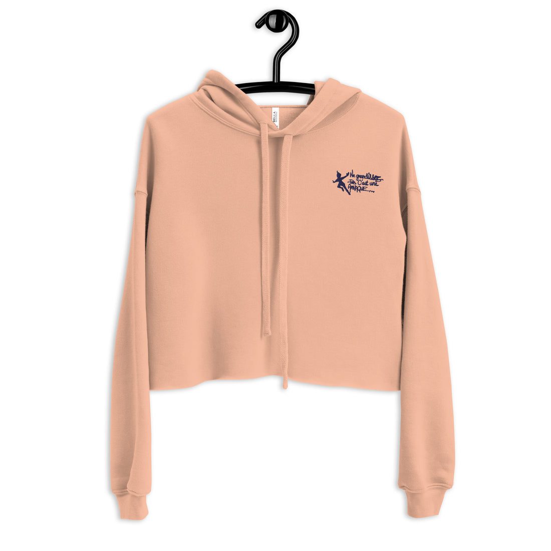 Ne grandissez pas - Sweat à Capuche Crop-Top