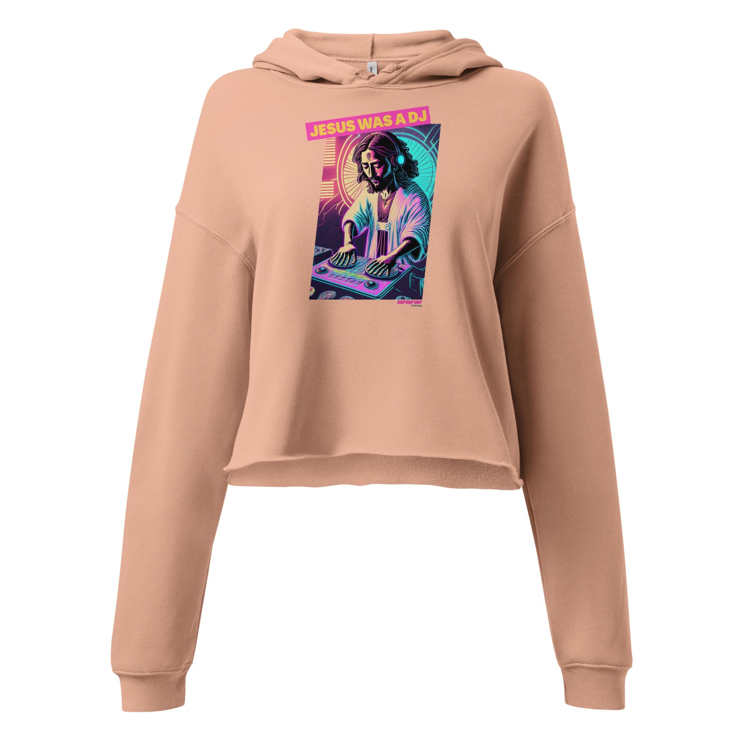 Hop Hop Hop - DVS - Jesus was a DJ - Sweat à Capuche Crop-Top
