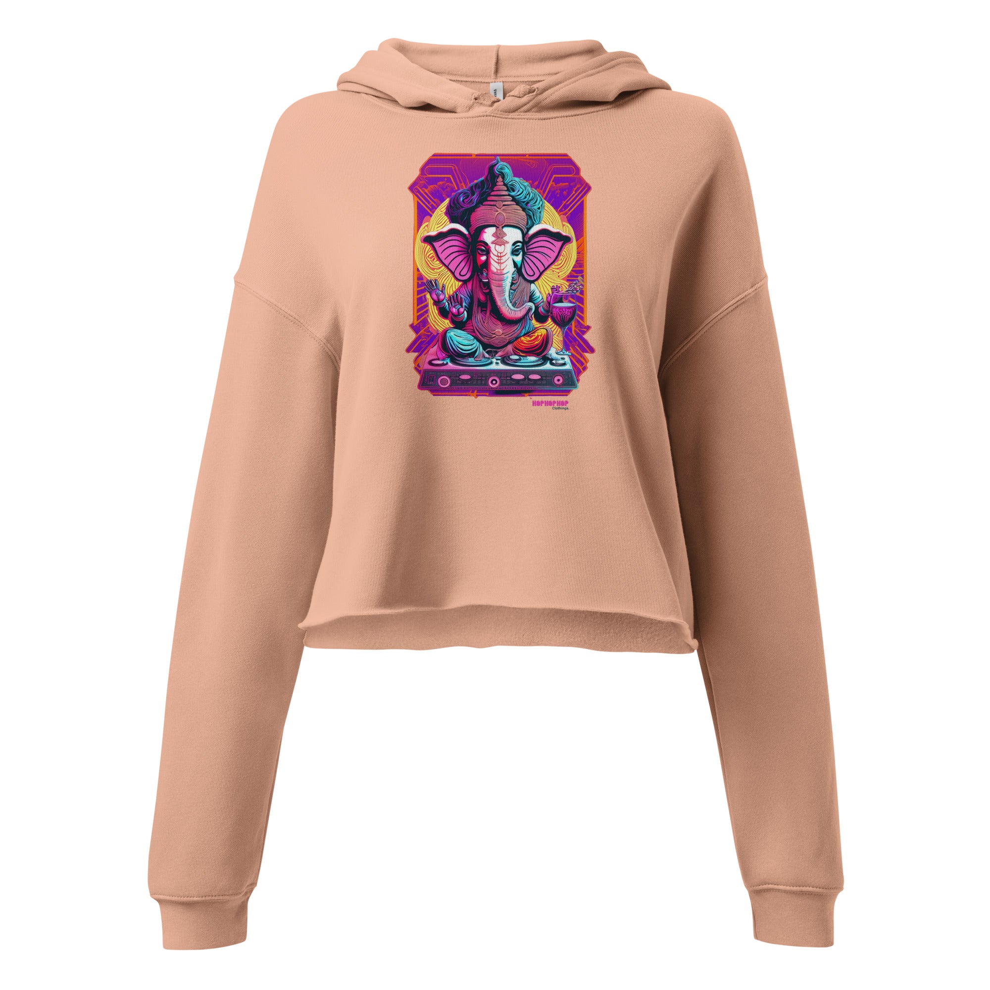 Hop Hop Hop - DVS - Ganesh Goa Vinas - Sweat à Capuche Crop-Top