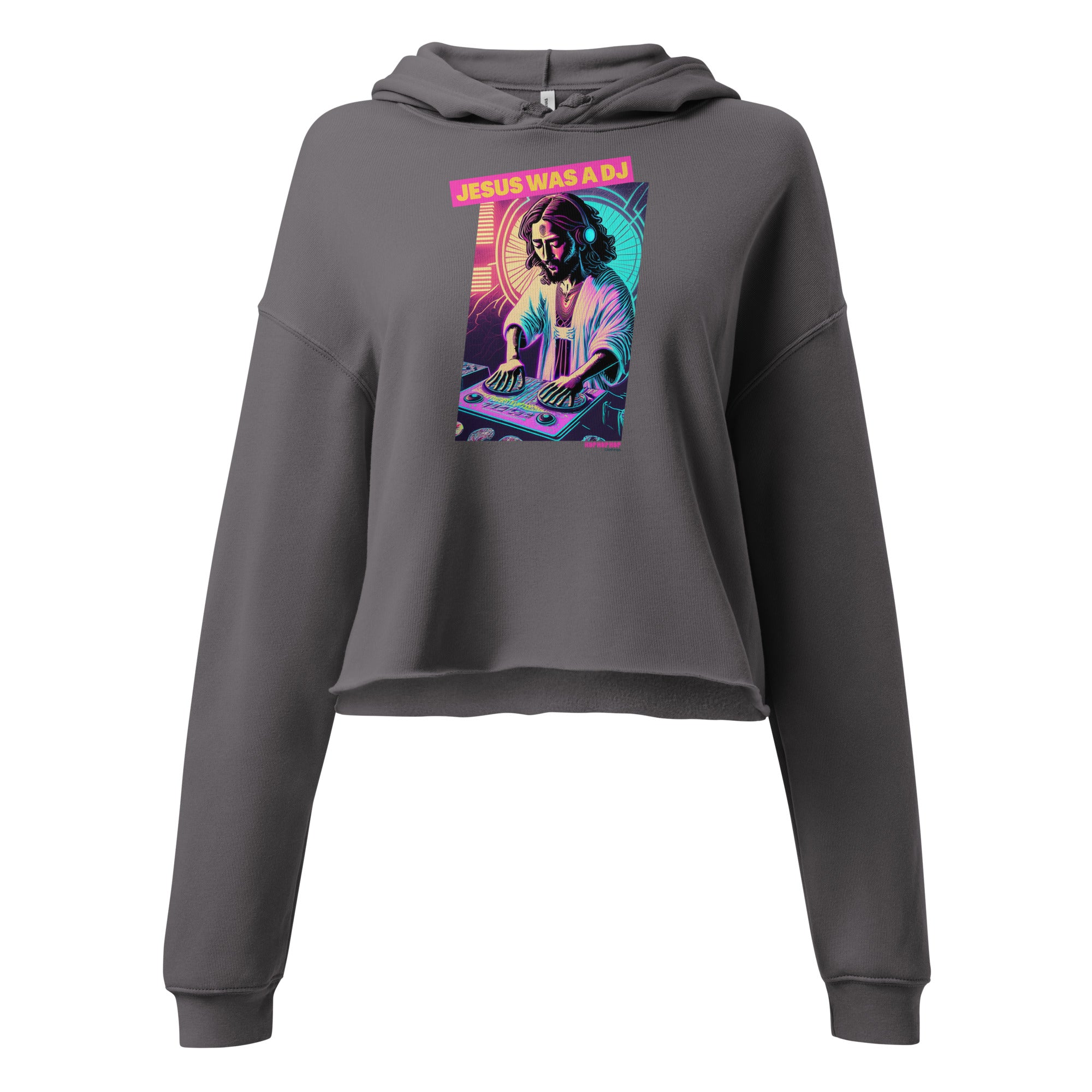 Hop Hop Hop - DVS - Jesus was a DJ - Sweat à Capuche Crop-Top