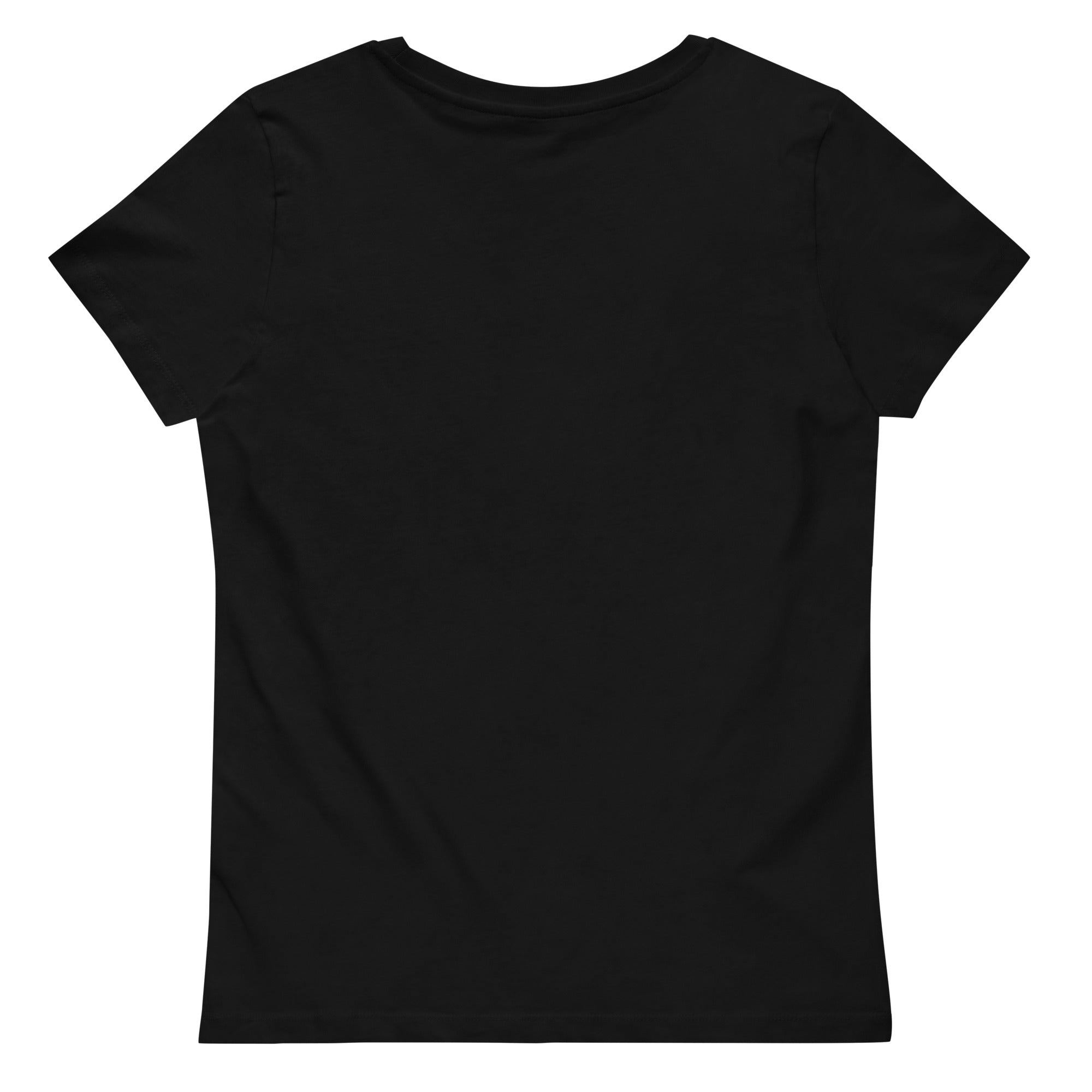 Jamais sans mon Désir Blanc - T-shirt moulant écologique femme