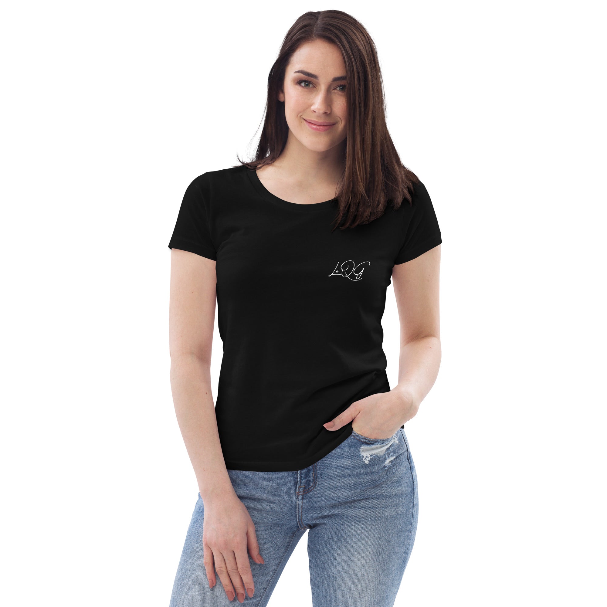 Le QG - T-shirt moulant écologique femme