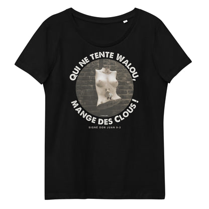 Jonathan abbou - T-shirt moulant écologique femme Clous