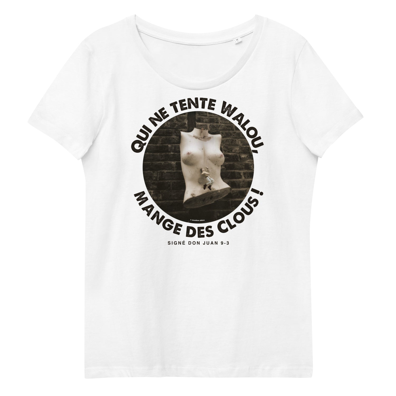 Jonathan abbou - T-shirt moulant écologique femme Clous