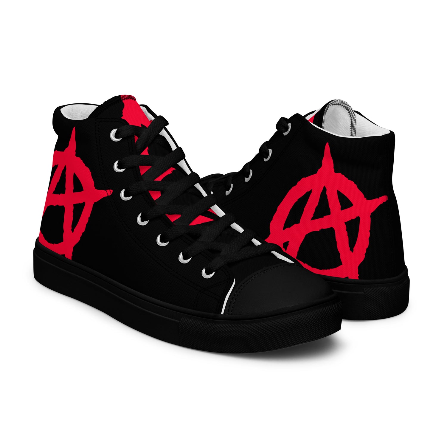 Anarchie - Baskets hautes en toile femme