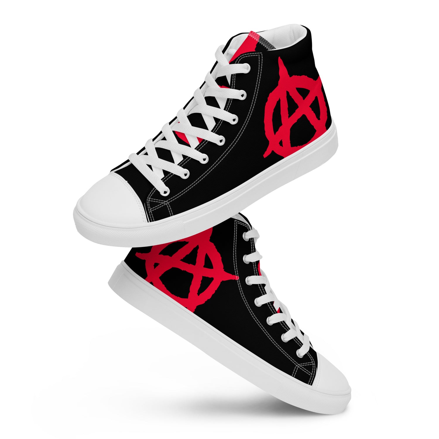 Anarchie - Baskets hautes en toile femme