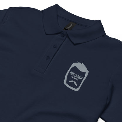 Le Poquelin - Tête Boby Lapointe Bara - Polo femme - Brodé