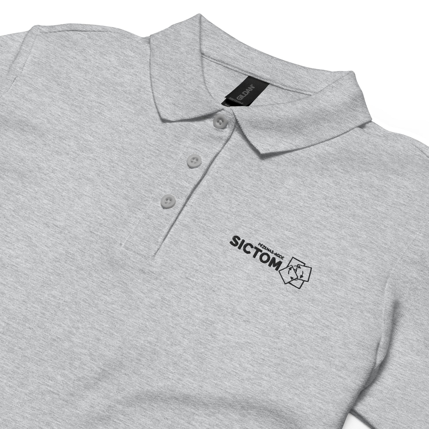 Sictom - Polo piqué femme - Brodé