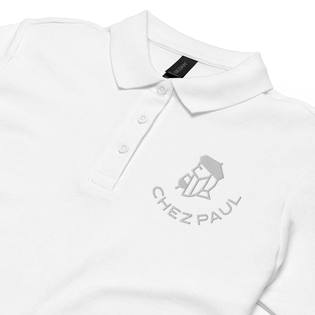 Chez Paul - Polo piqué femme - Brodé